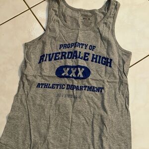Grey Riverdale tank top